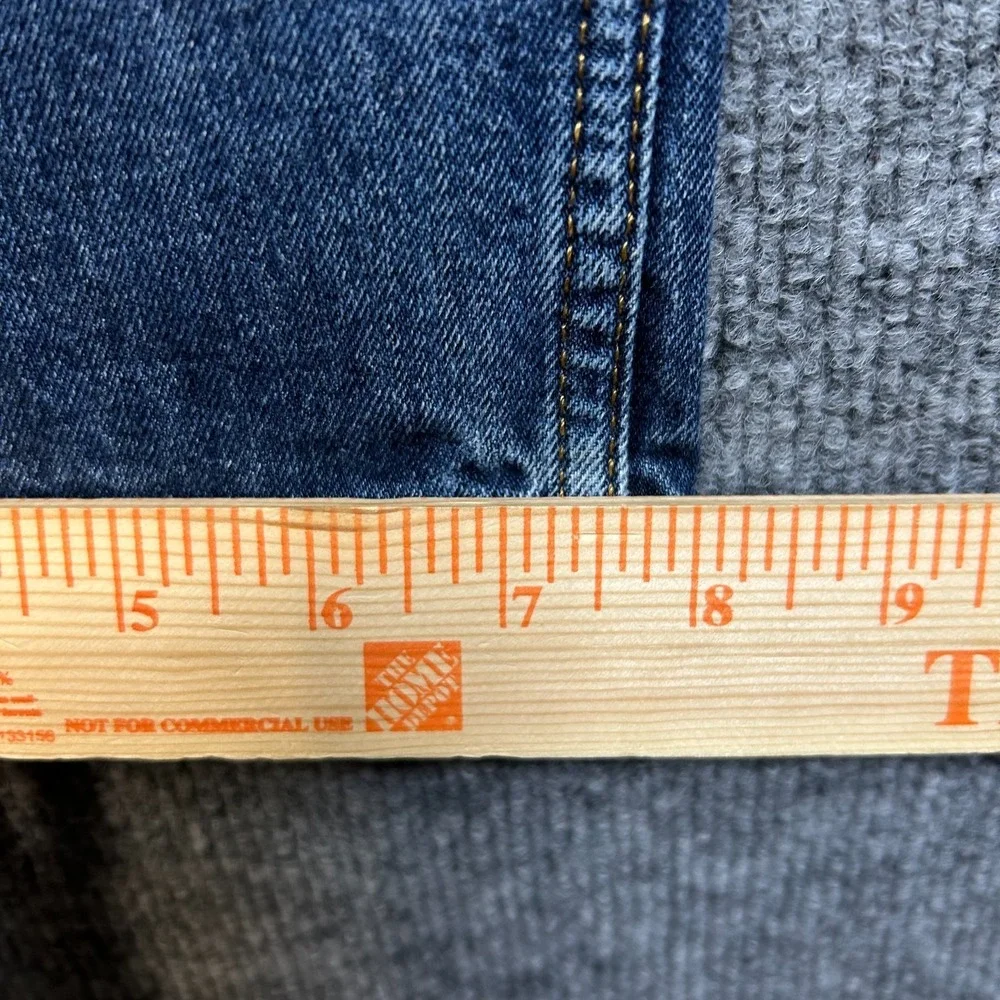Levi's 505 Straight Jeans Men's Blue Denim Pockets Classic Zip Fly Y2K - 32X28.5